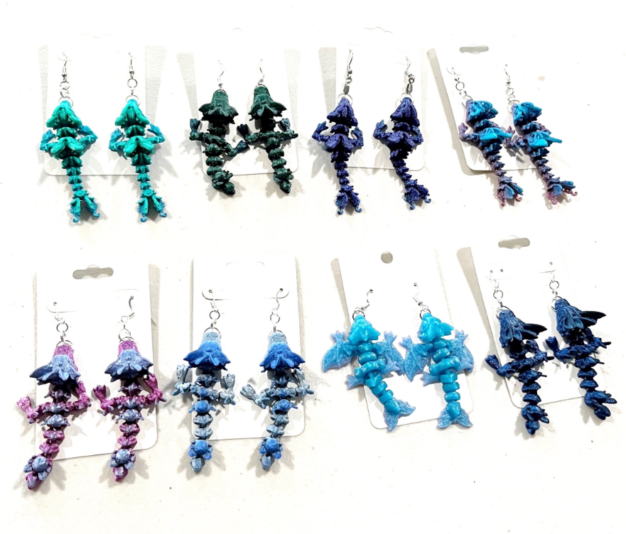 Mystery Dragon Earrings