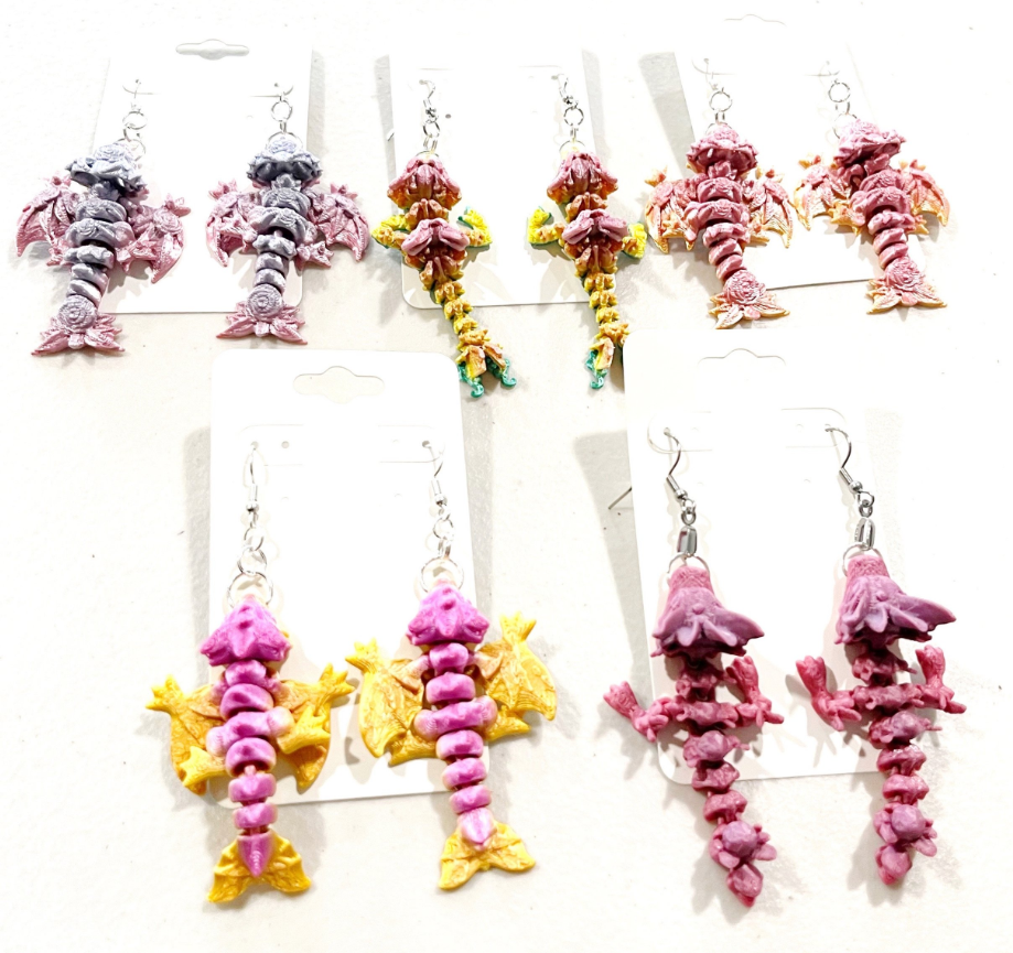 Mystery Dragon Earrings