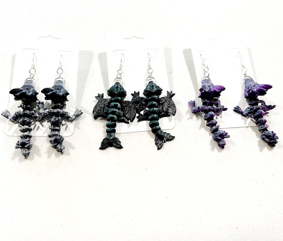 Mystery Dragon Earrings