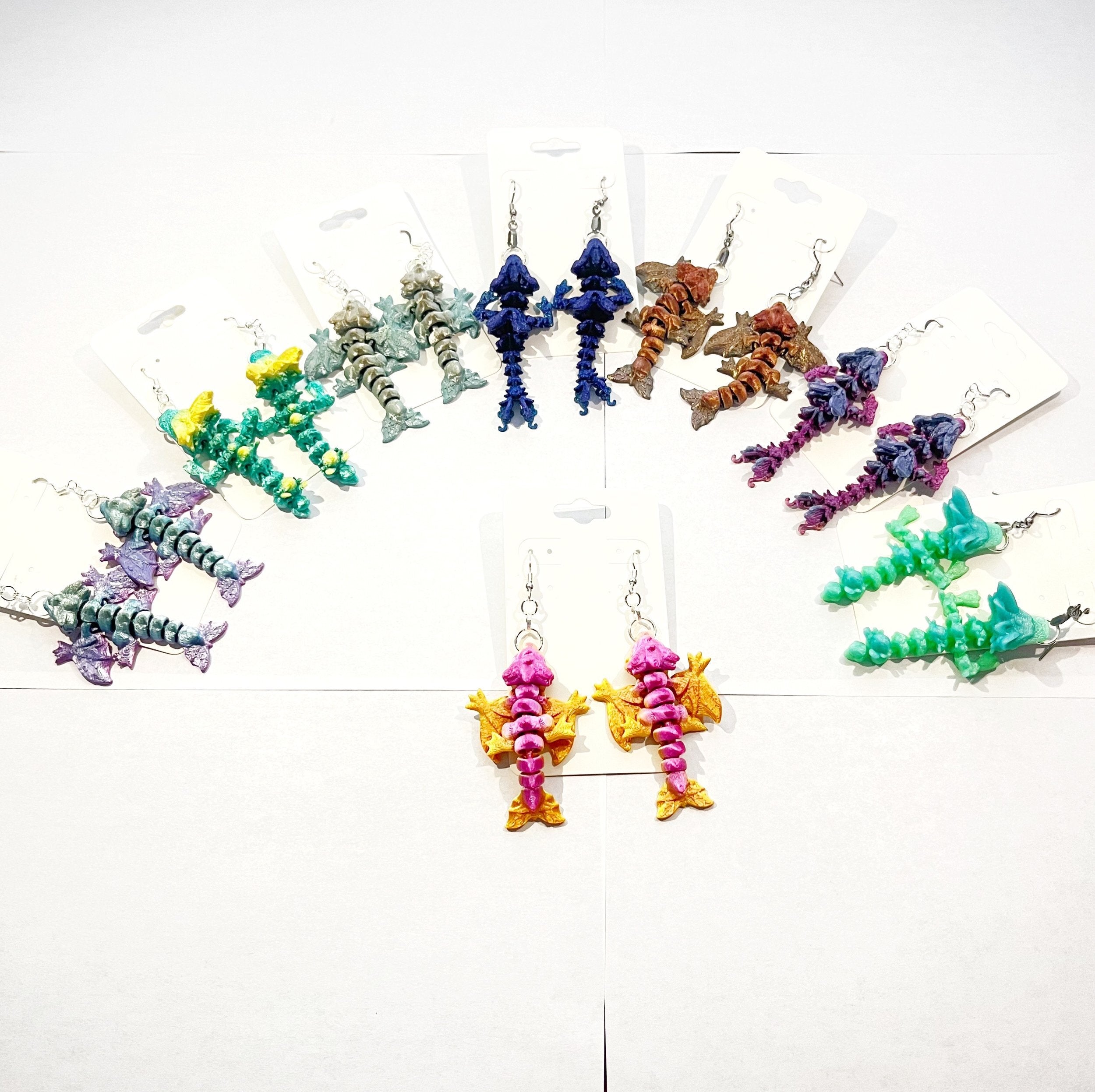 Mystery Dragon Earrings