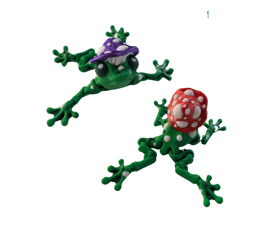 3D Printed Mushroom Frog