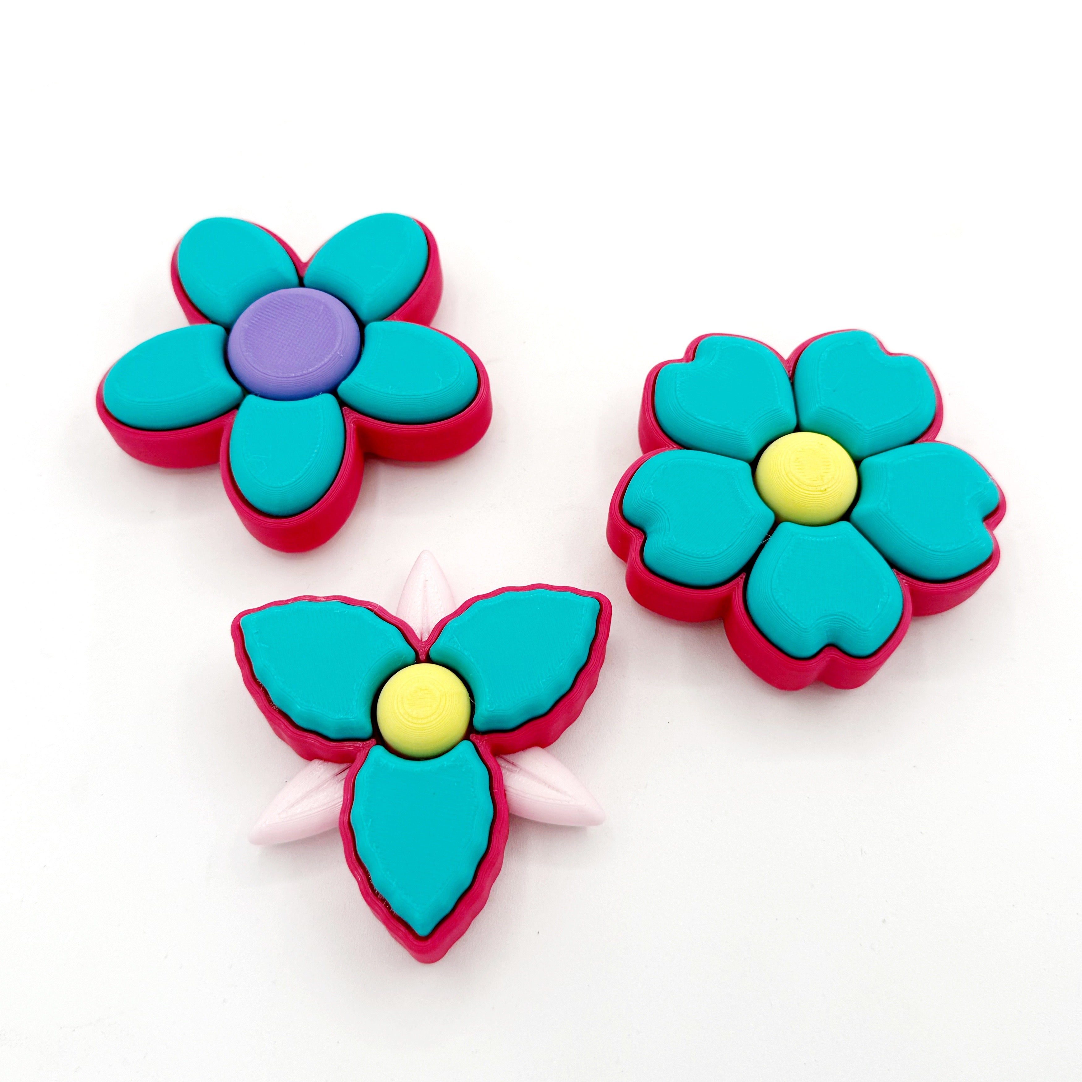 Spinning Flower Multi-Clickers