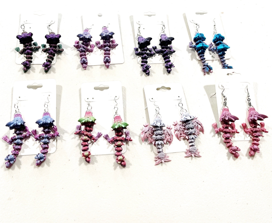 Mystery Dragon Earrings