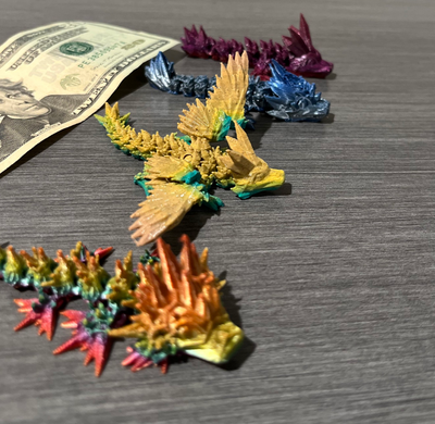 Tiny Micro Dragons - 3 Inches!